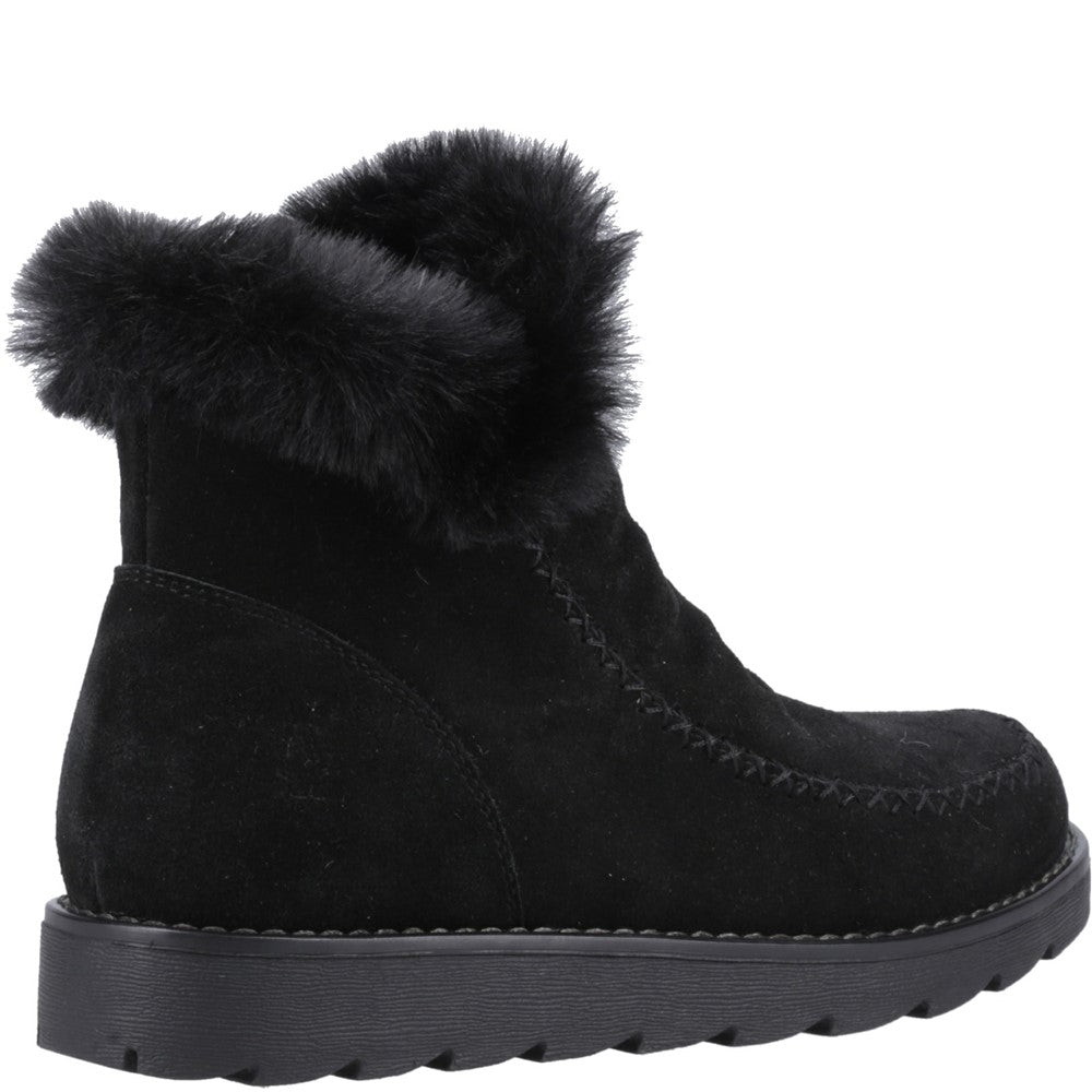 Ladies Mid Boot Black Hush Puppies Moira Mid Boot