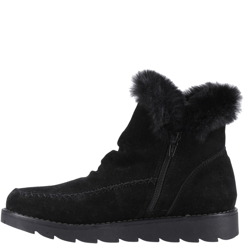 Ladies Mid Boot Black Hush Puppies Moira Mid Boot