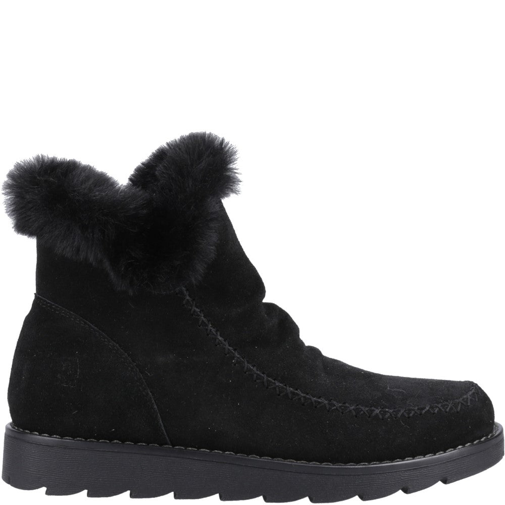 Ladies Mid Boot Black Hush Puppies Moira Mid Boot