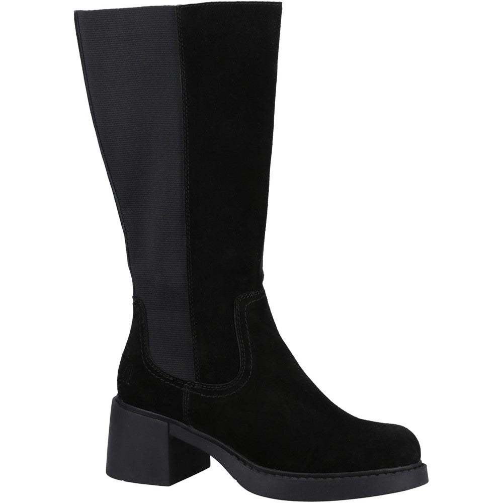 Ladies Long Boots Black Hush Puppies Arabella Long Boots