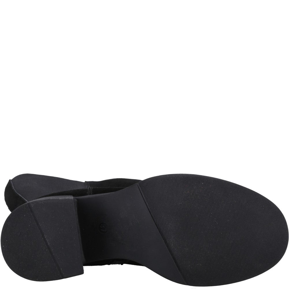 Ladies Long Boots Black Hush Puppies Arabella Long Boots