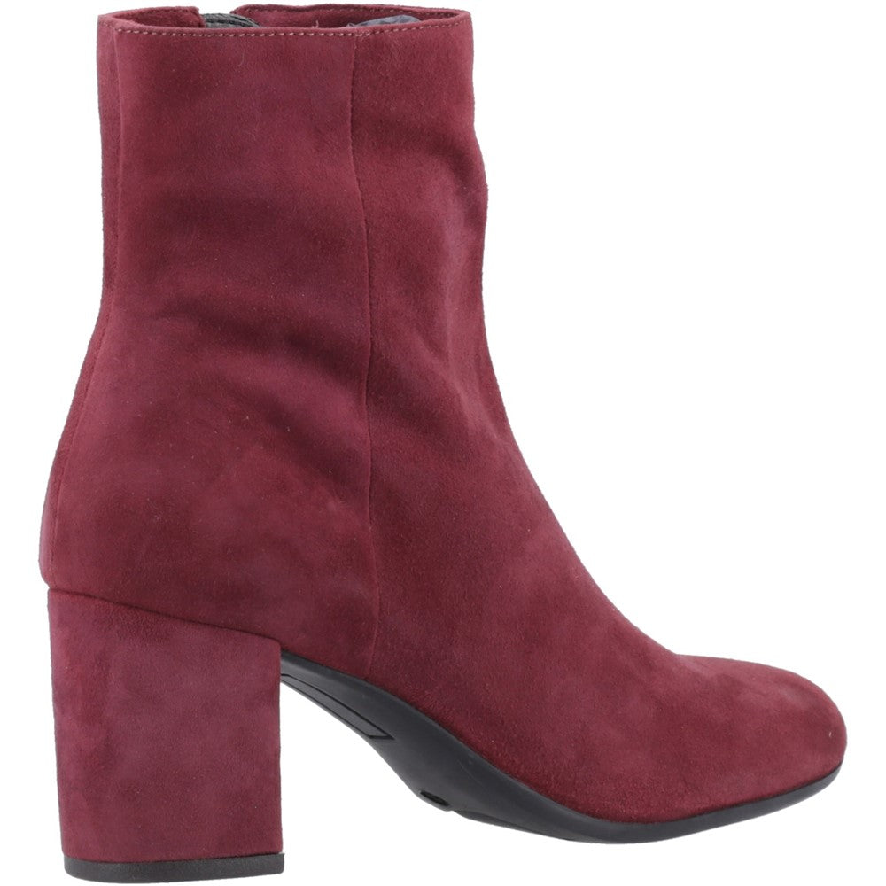 Ladies Ankle Boots Bordeaux Hush Puppies Octavia Ankle Boots