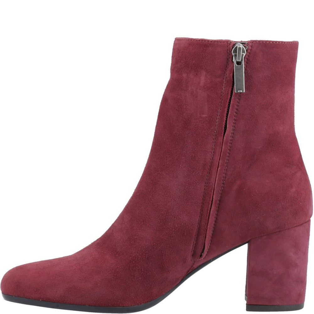 Ladies Ankle Boots Bordeaux Hush Puppies Octavia Ankle Boots