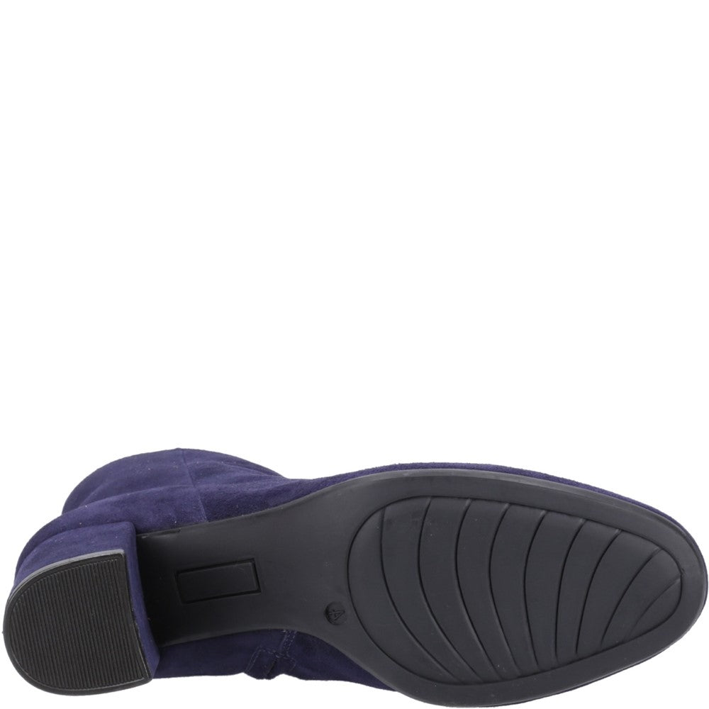 Ladies Ankle Boots Navy Hush Puppies Octavia Ankle Boots