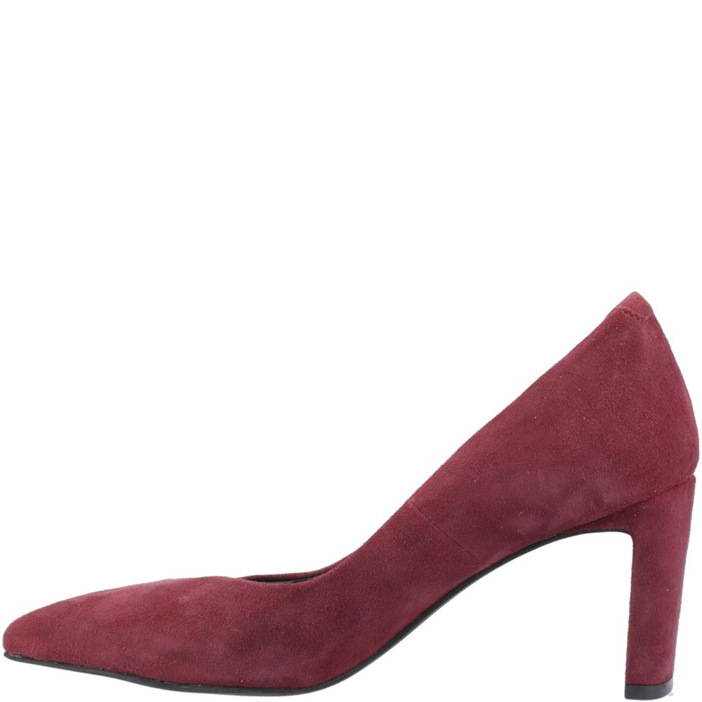 Court Ladies Shoes Bordeaux Hush Puppies Olivia Court Shoes