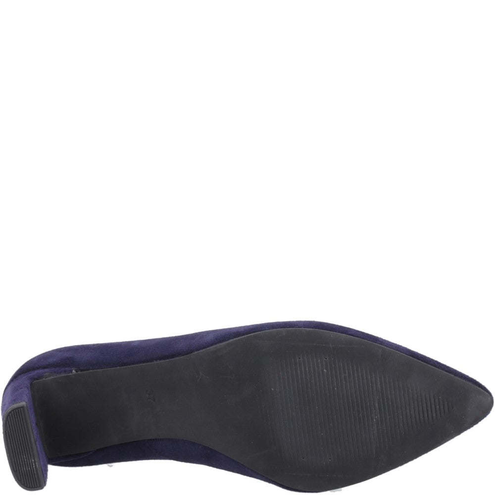 Court Ladies Shoes Navy Hush Puppies Olivia Court Shoes