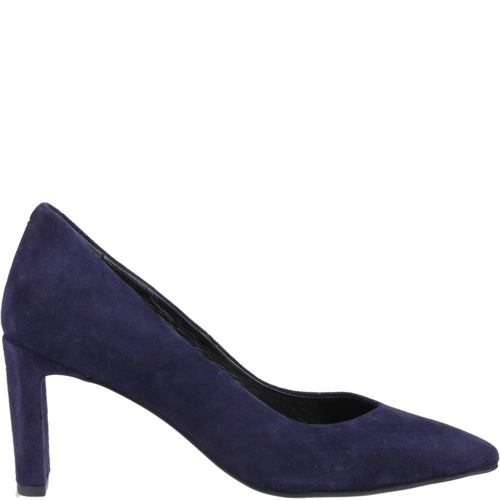 Court Ladies Shoes Navy Hush Puppies Olivia Court Shoes