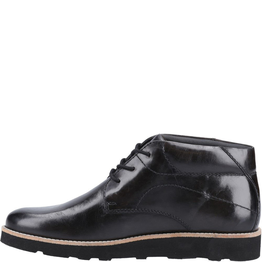 Mens Formal Boots Black Hush Puppies Kennedy Boots
