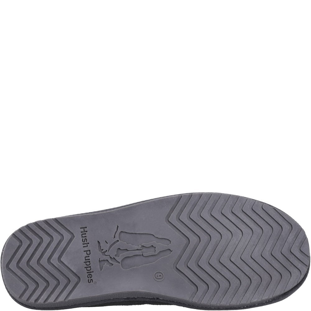 Classic Mens Slippers Grey Hush Puppies Conrad Slippers