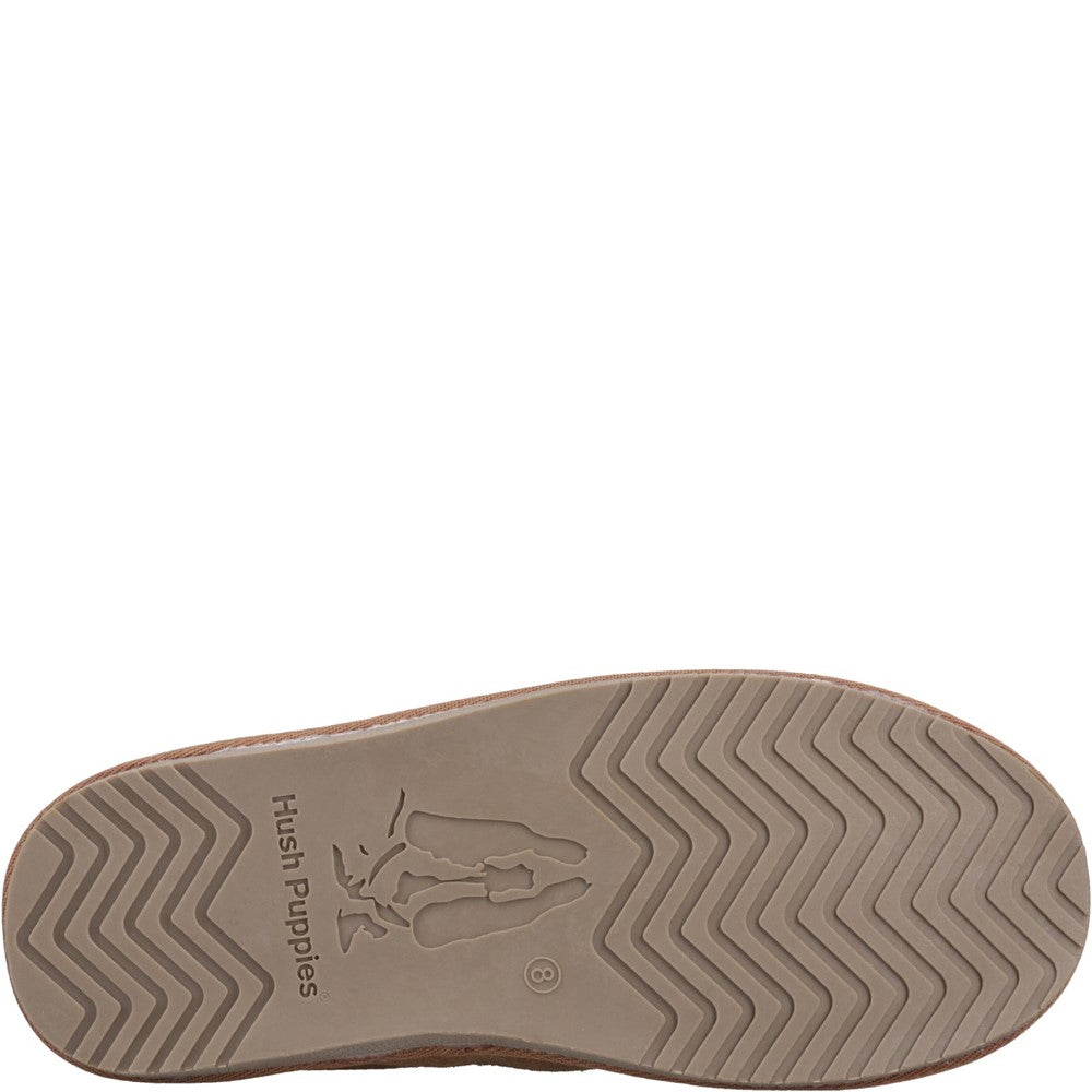 Classic Mens Slippers Tan Hush Puppies Conrad Slippers
