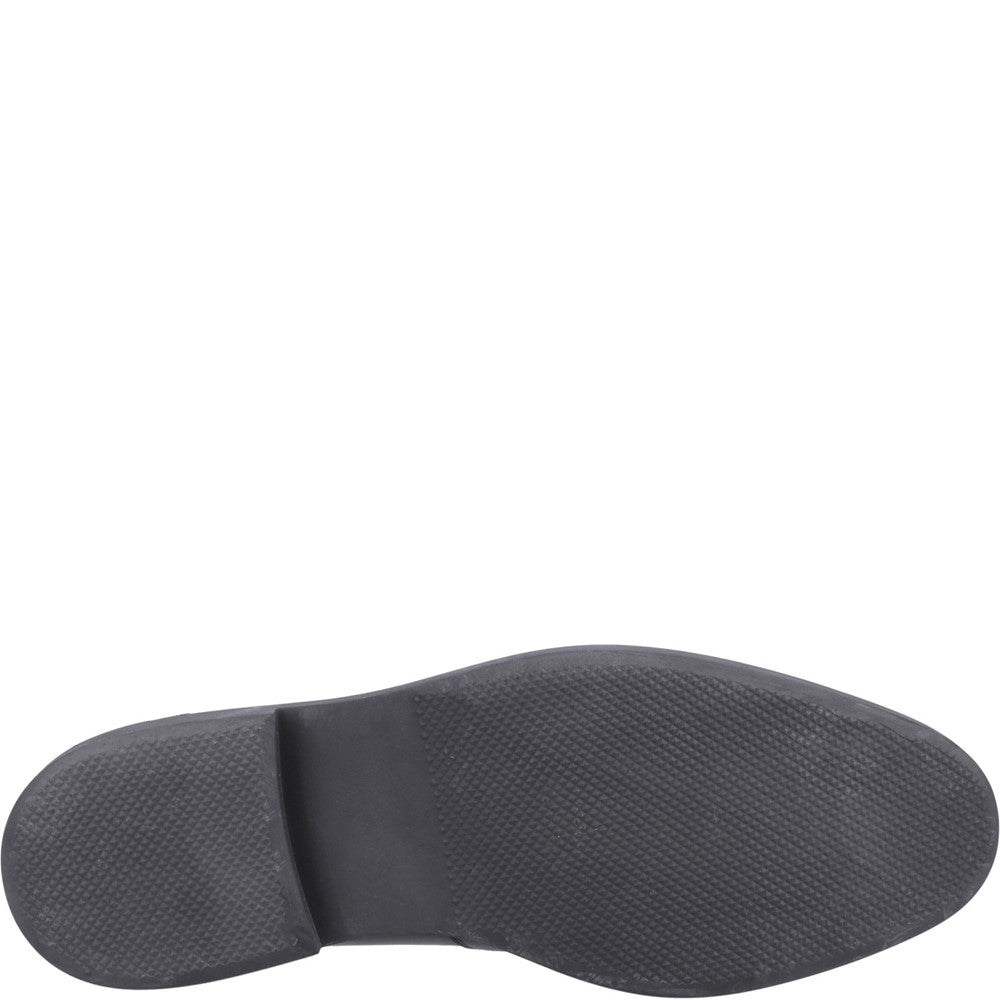 Mens Formal Slip On Shoes Black Hush Puppies Knox Shoes