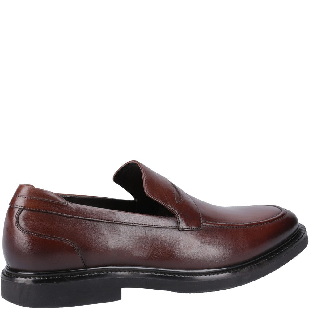 Mens Formal Slip On Shoes Chocolate Hush Puppies Knox Shoes