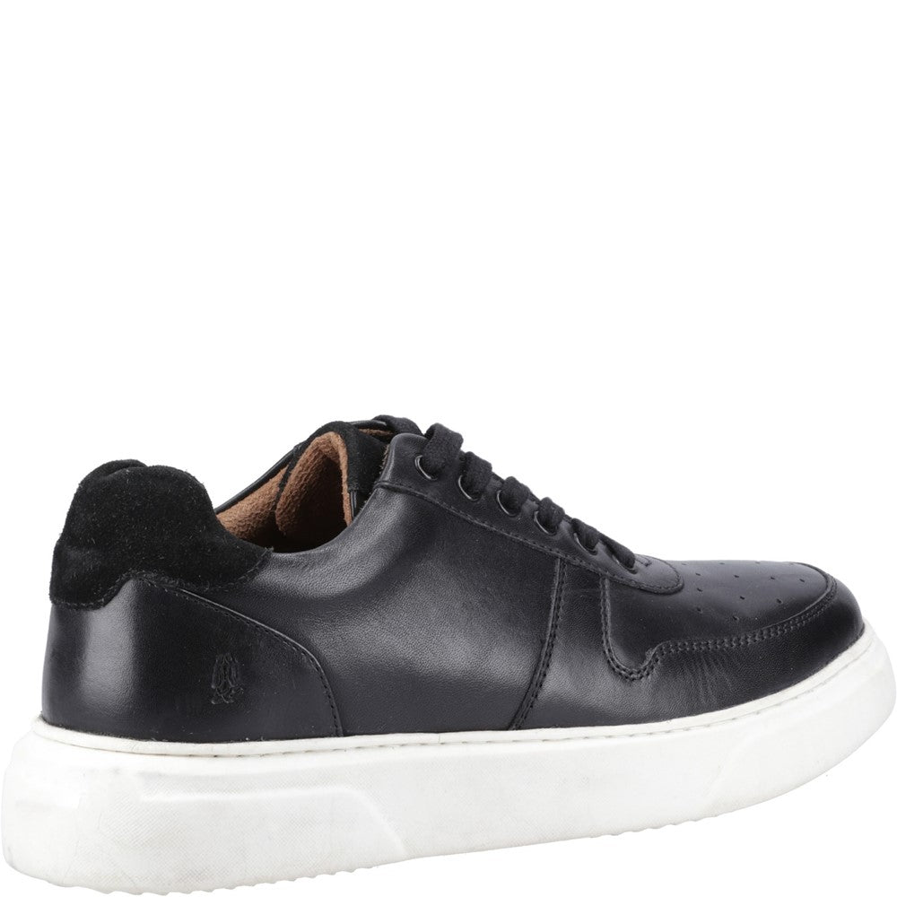 Mens Sports Black Hush Puppies Wyatt Trainers