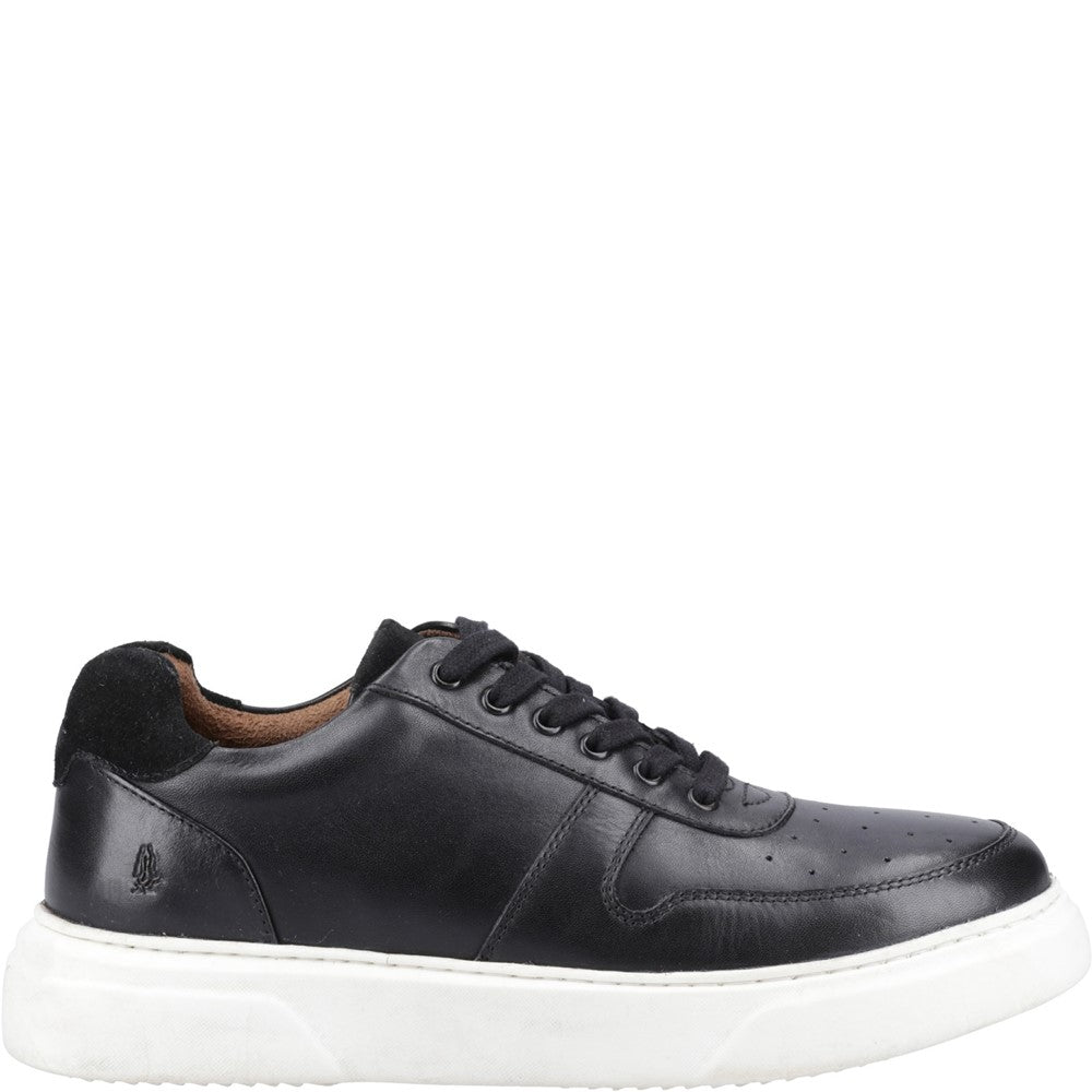 Mens Sports Black Hush Puppies Wyatt Trainers