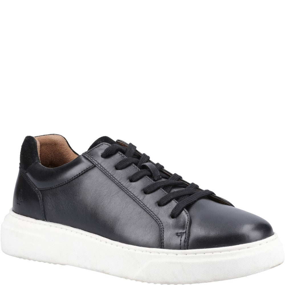 Mens Sports Black Hush Puppies Whelan Trainers