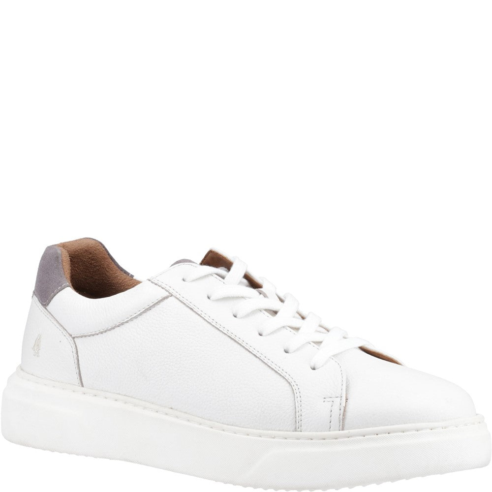 Mens Sports White Hush Puppies Whelan Trainers