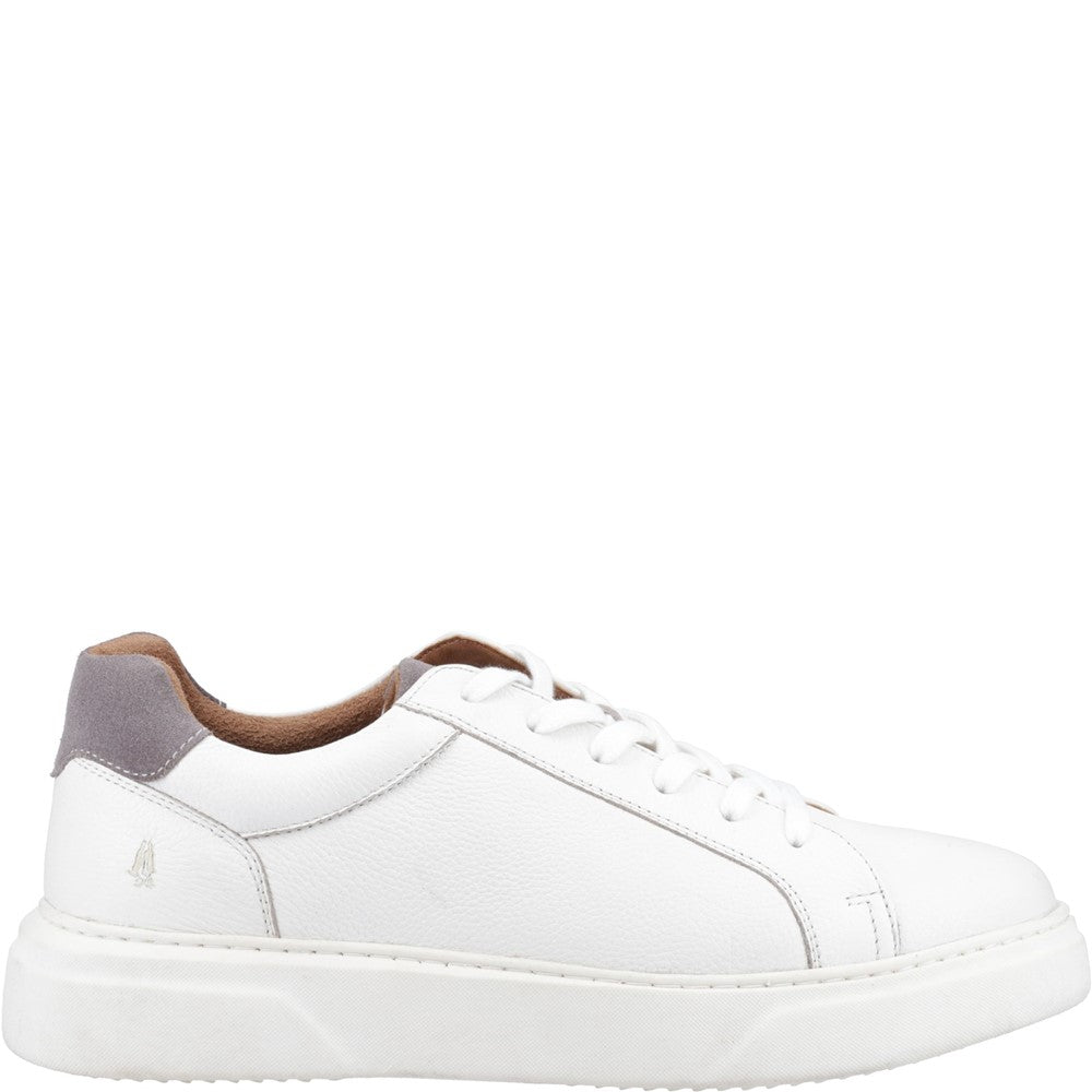 Mens Sports White Hush Puppies Whelan Trainers
