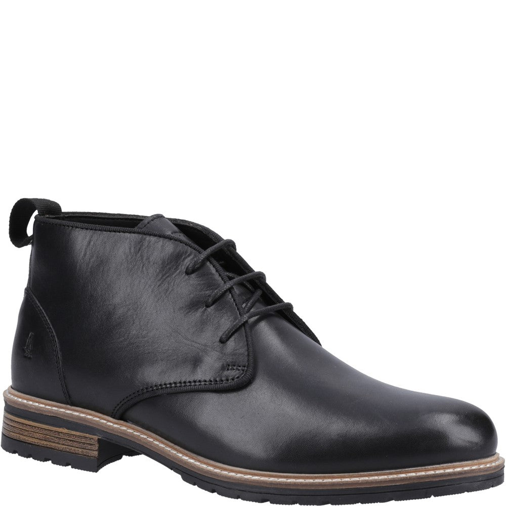 Mens Boots Black Hush Puppies Ricky Boots