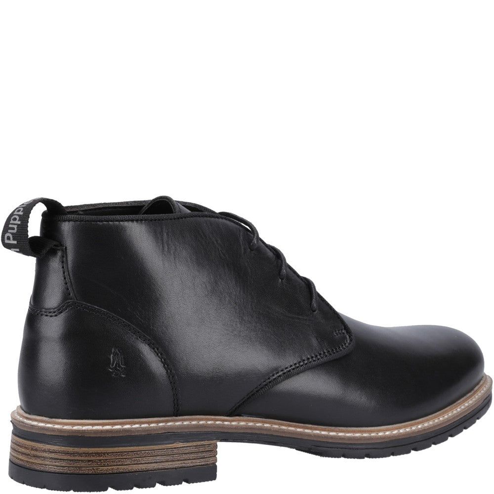 Mens Boots Black Hush Puppies Ricky Boots