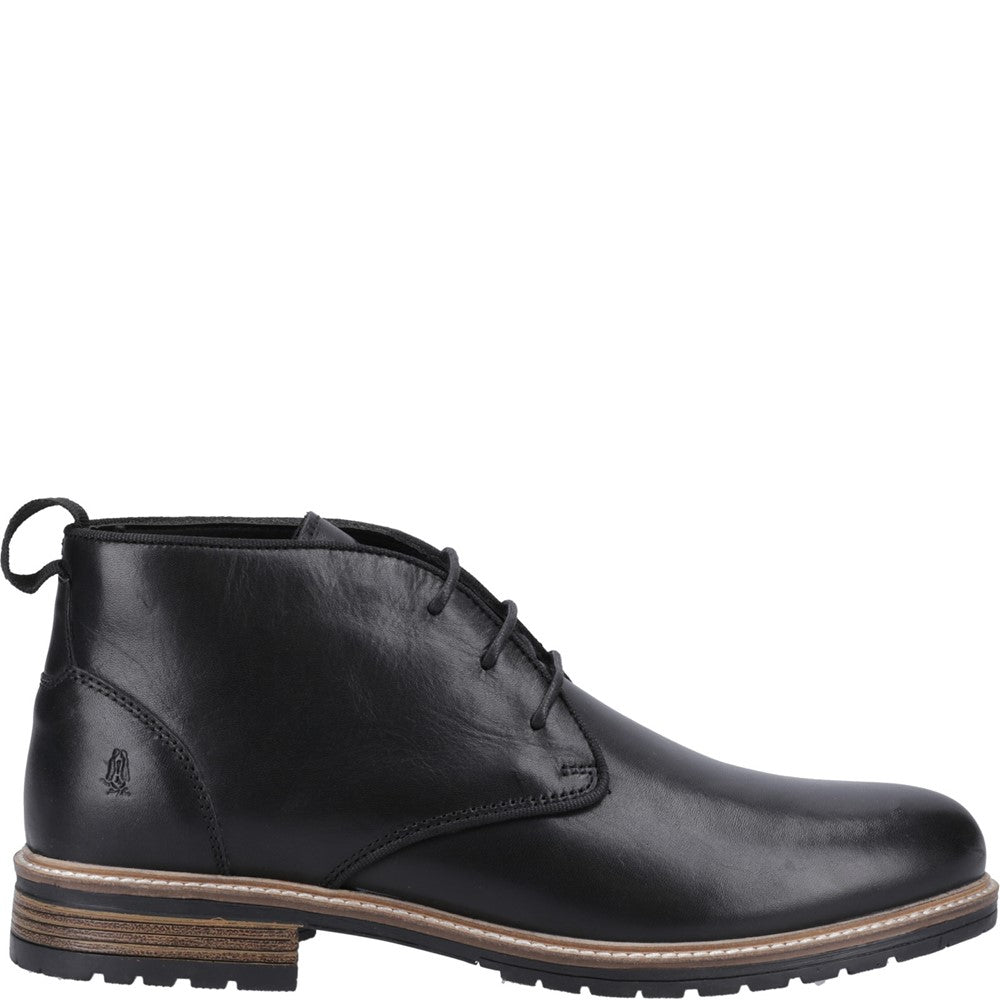 Mens Boots Black Hush Puppies Ricky Boots