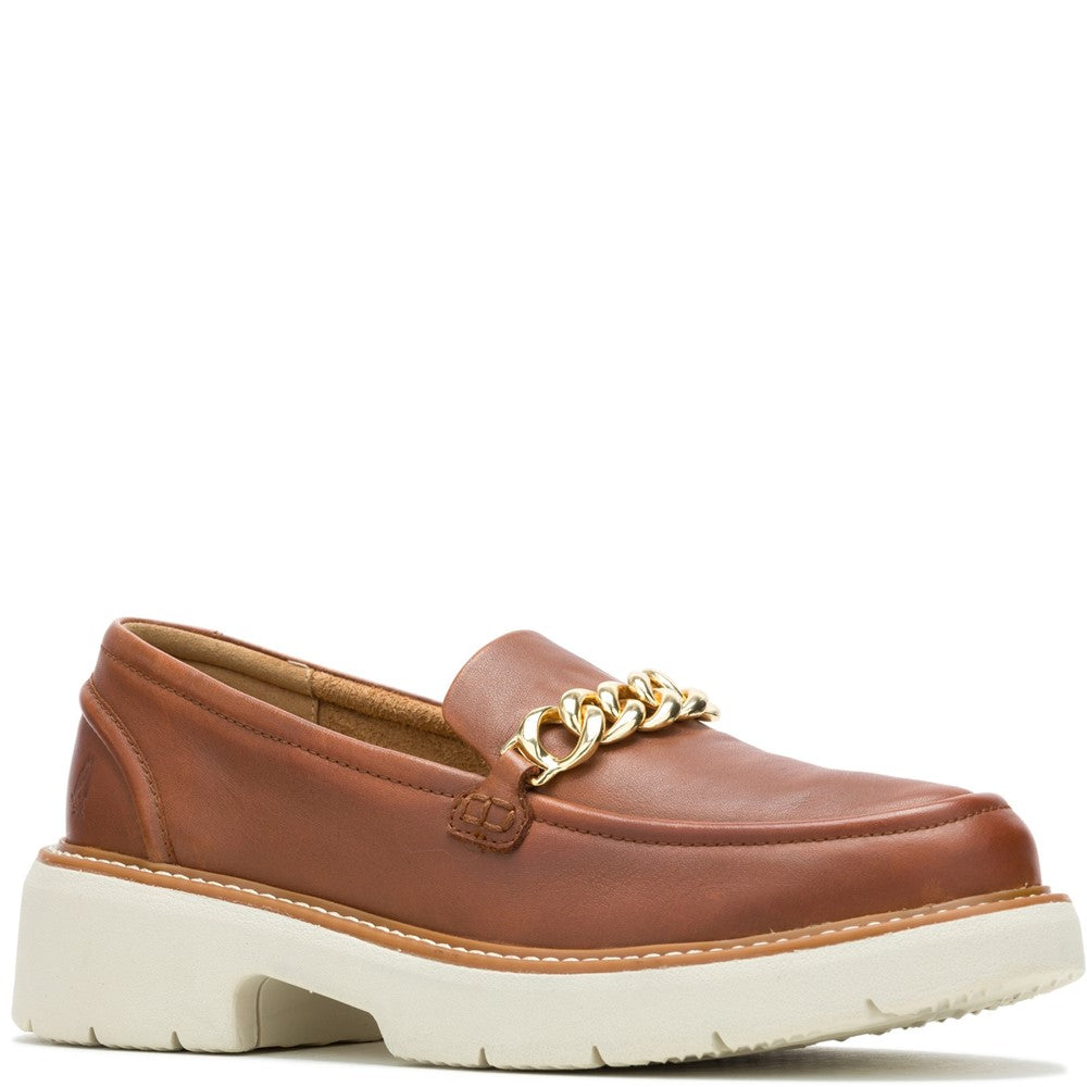 Slip On Ladies Shoes Cognac Hush Puppies Jodie Loafer