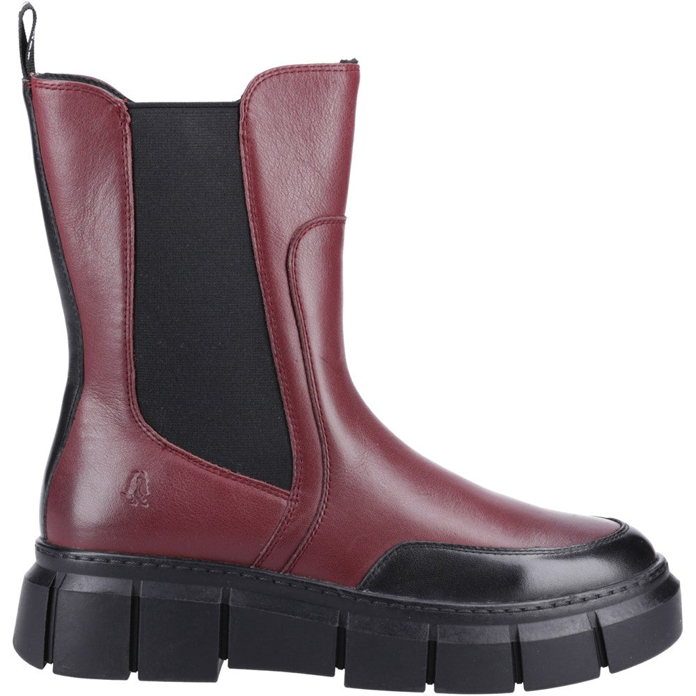 Ladies Ankle Boots Bordeaux Hush Puppies Fleur Ankle Boots