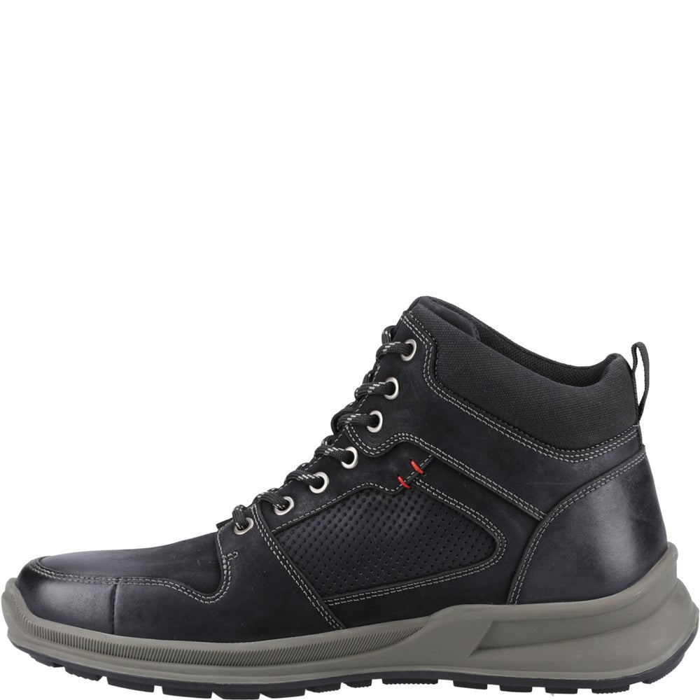 Mens Boots Black Hush Puppies Arnie Boots