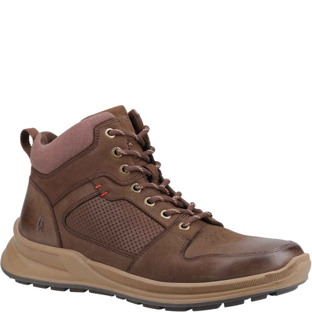 Mens Boots Brown Hush Puppies Arnie Boots