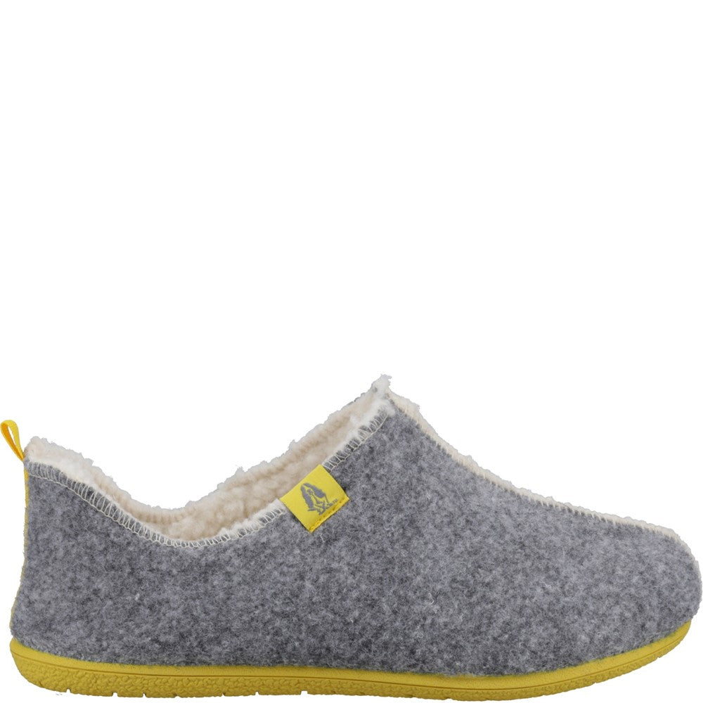 Classic Ladies Slippers Grey Hush Puppies Good Slippers