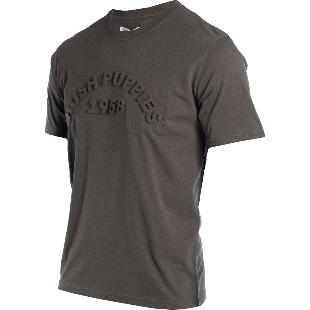 Tee Shirts Olive Hush Puppies HP Emboss Tee