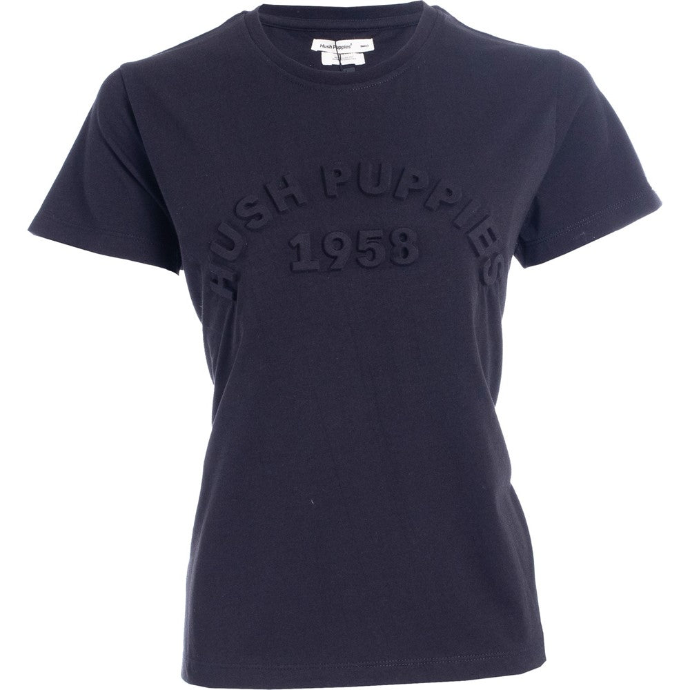 Tee Shirts Black Hush Puppies HP Emboss Tee