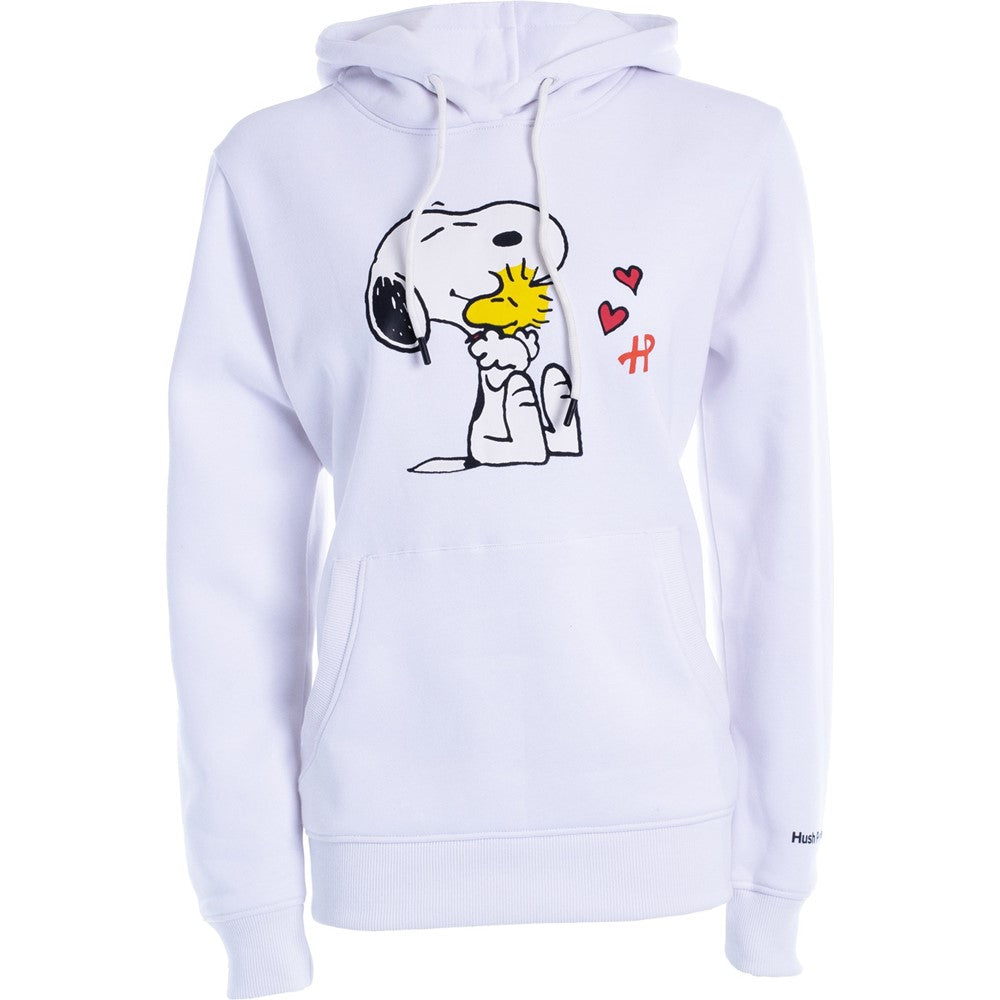 Sweat Shirts White Hush Puppies HP Snoopy Hoodie