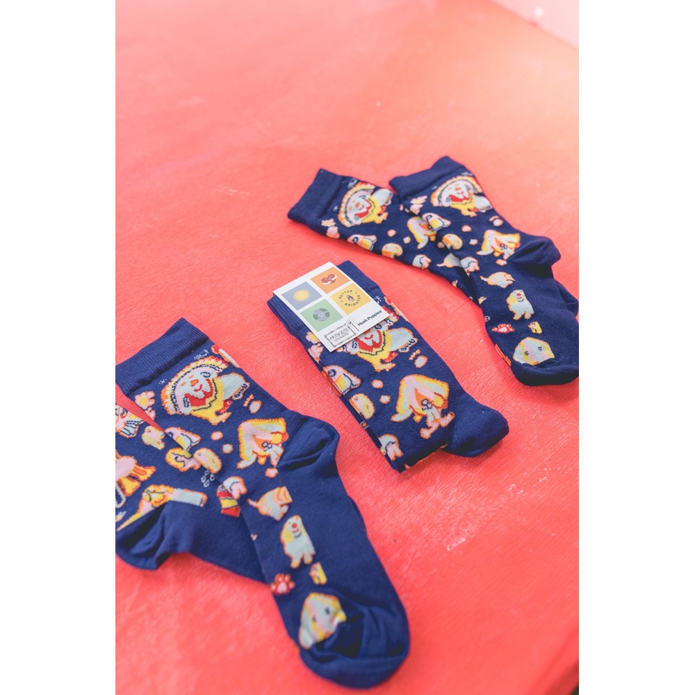 Socks Multicoloured Hush Puppies HP x Arthouse Socks - Mens