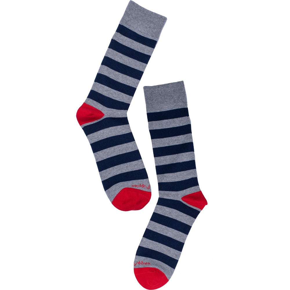Socks Grey Hush Puppies Stripe Socks