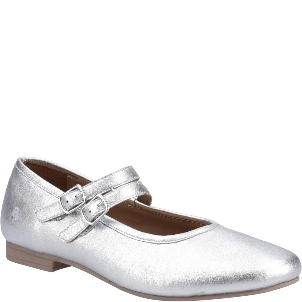 Ballerinas Silver Hush Puppies Nancy Mary Jane Ballet