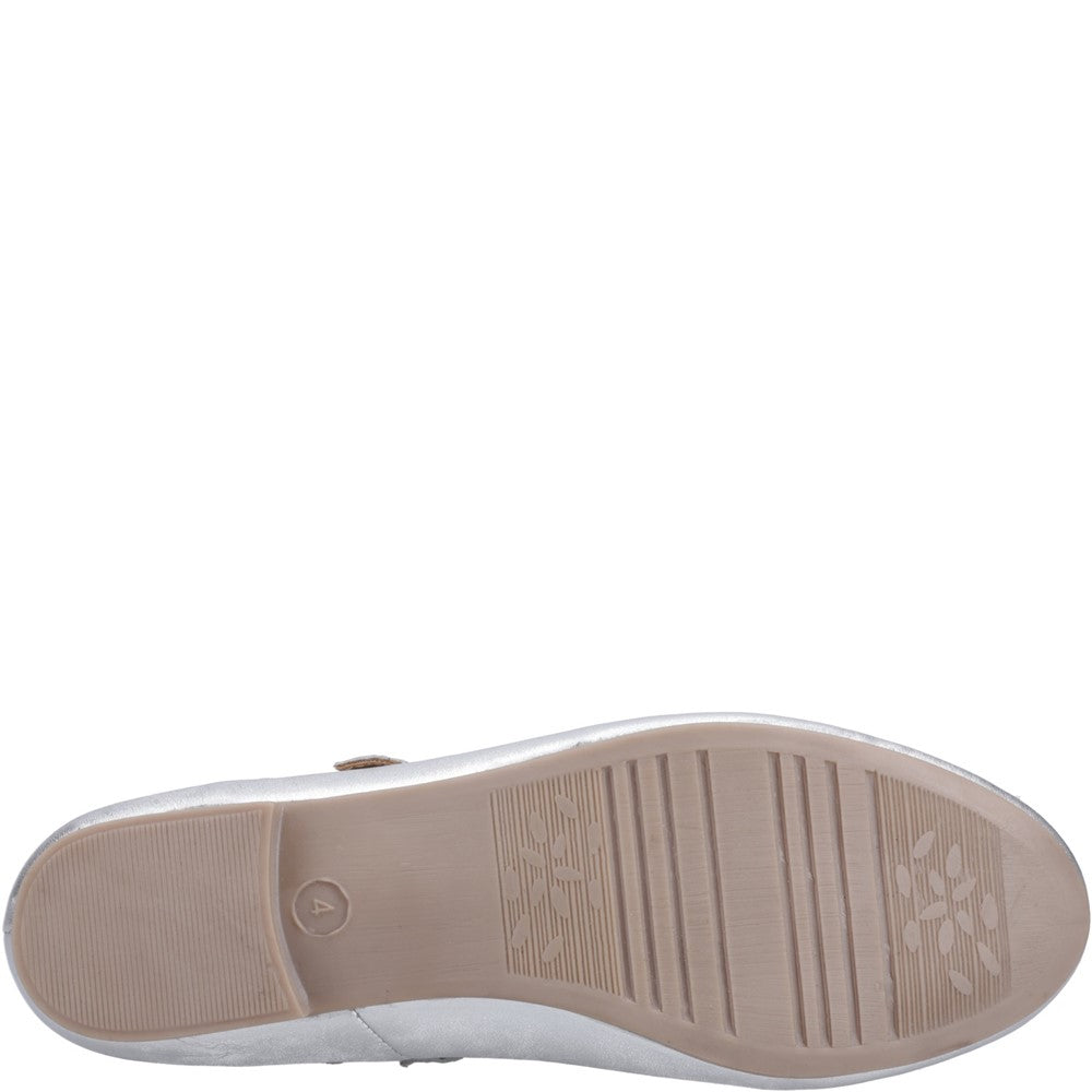 Ballerinas Silver Hush Puppies Nancy Mary Jane Ballet