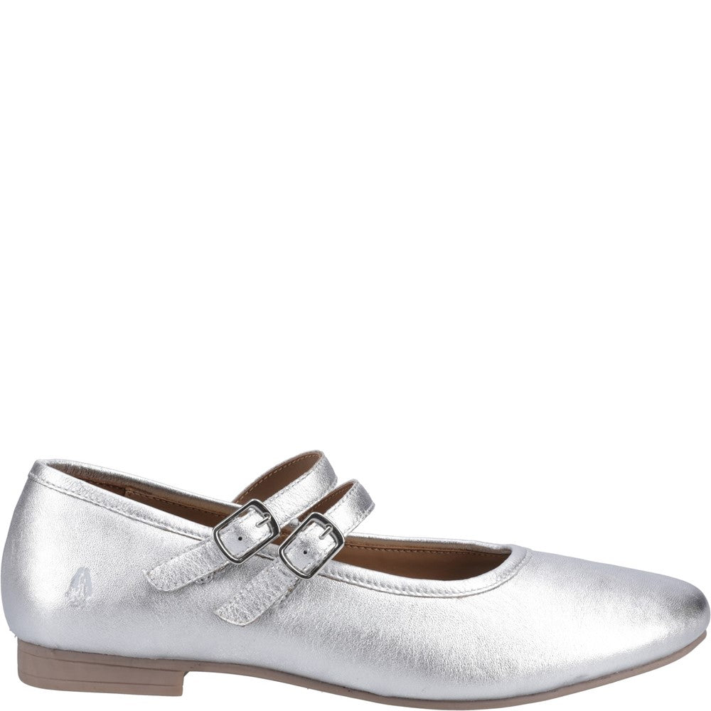 Ballerinas Silver Hush Puppies Nancy Mary Jane Ballet