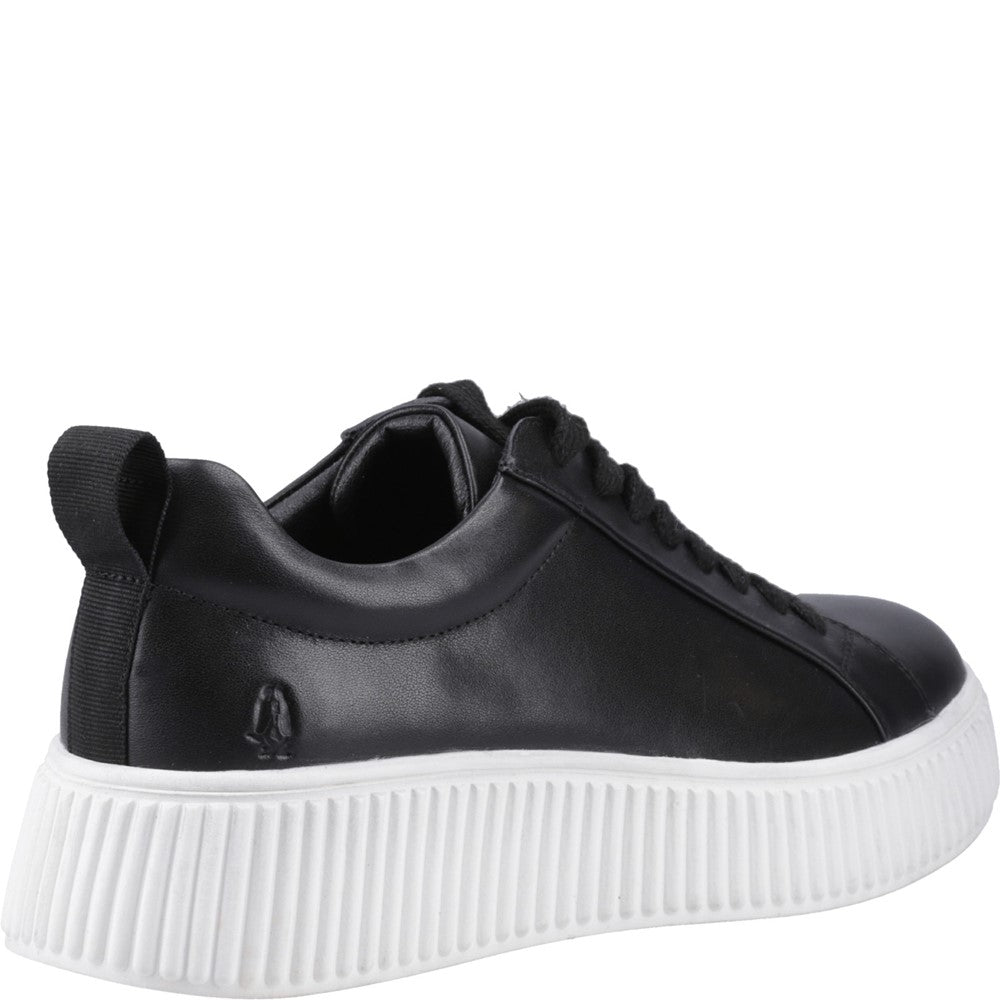 Ladies Sports Black Hush Puppies Harlow Sneaker