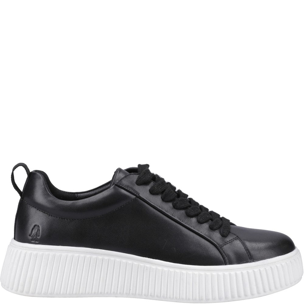 Ladies Sports Black Hush Puppies Harlow Sneaker