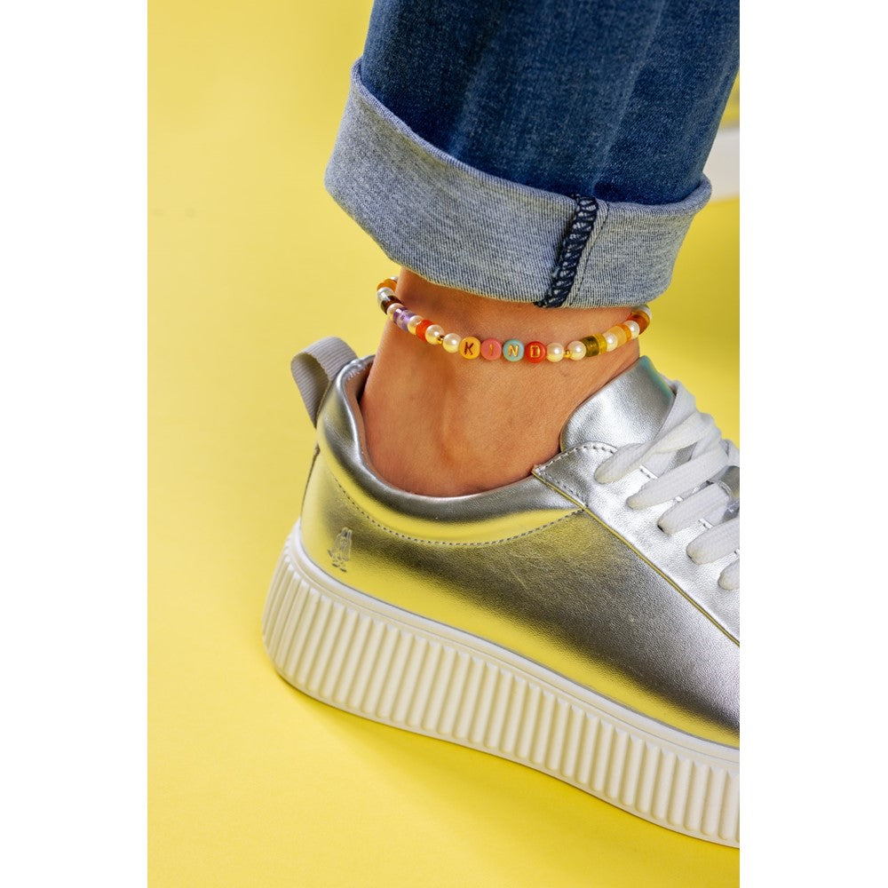 Ladies Sports Silver Hush Puppies Harlow Sneaker