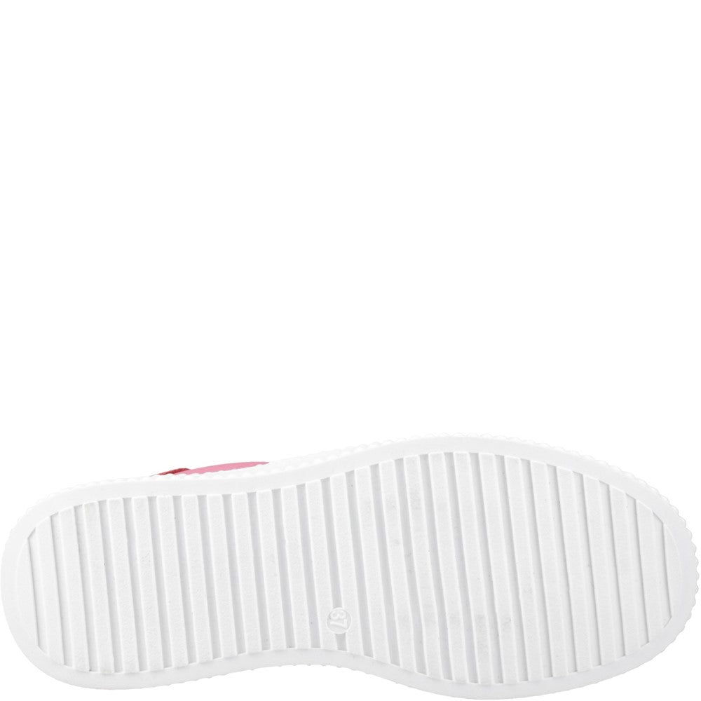 Ladies Sports Fuchsia Hush Puppies Holly Sneaker