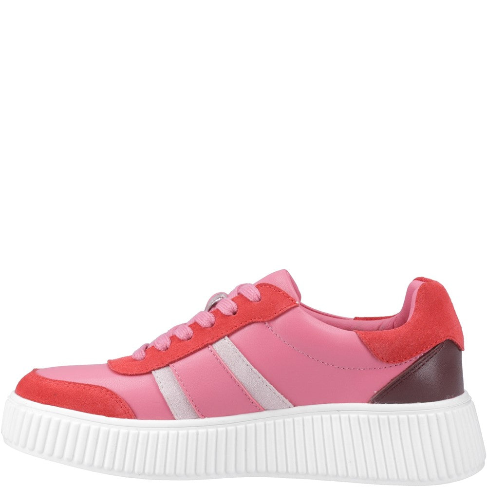 Ladies Sports Fuchsia Hush Puppies Holly Sneaker
