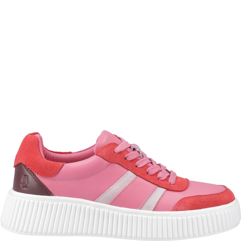 Ladies Sports Fuchsia Hush Puppies Holly Sneaker