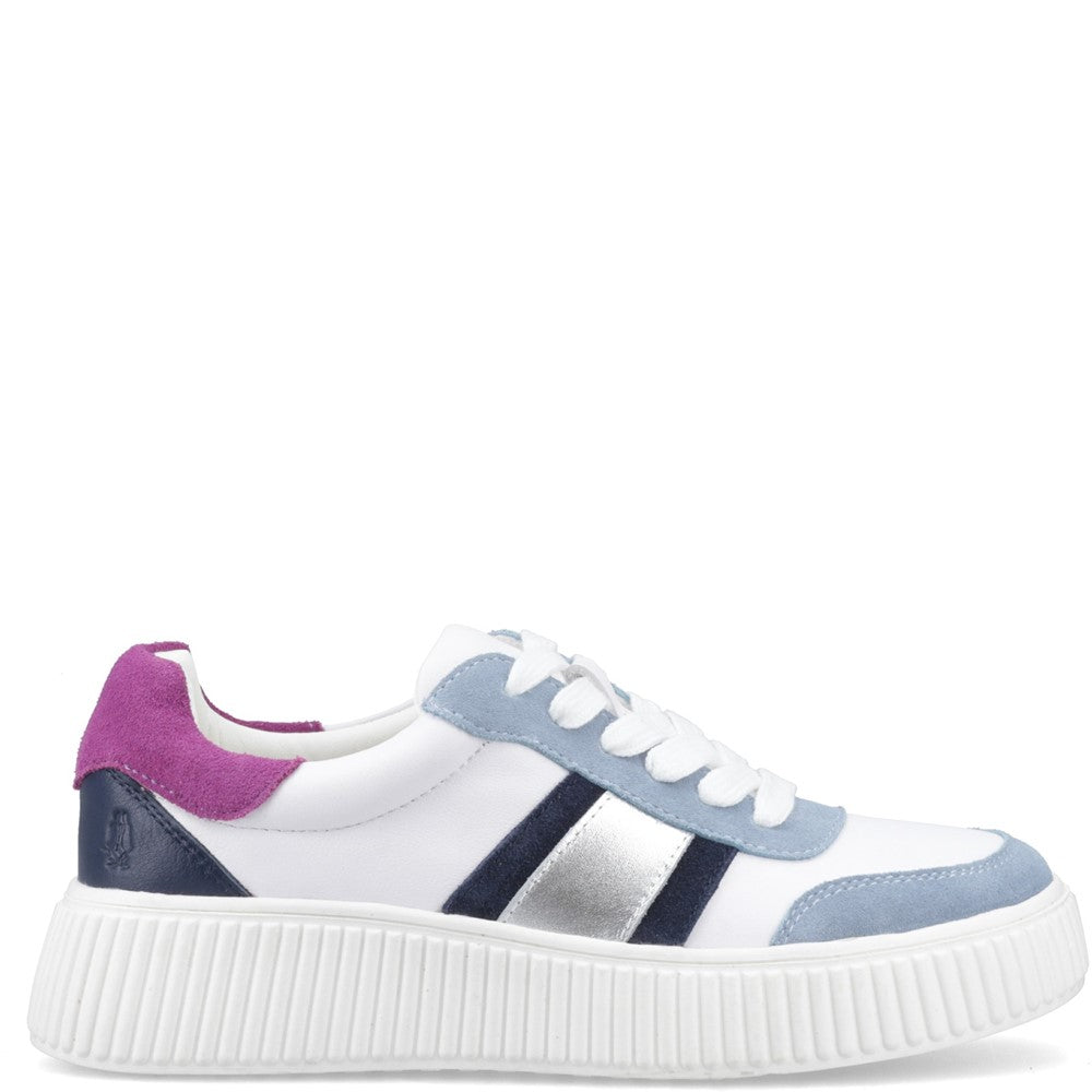 Ladies Sports Silver Hush Puppies Holly Sneaker