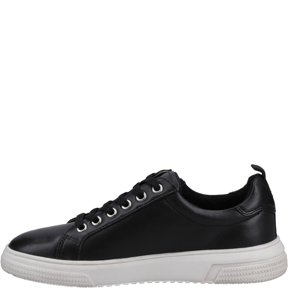 Ladies Sports Black Hush Puppies Martha Trainer