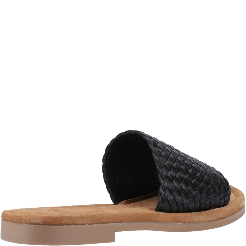 Sandal Ladies Summer Black Hush Puppies Hetty Slide Sandal