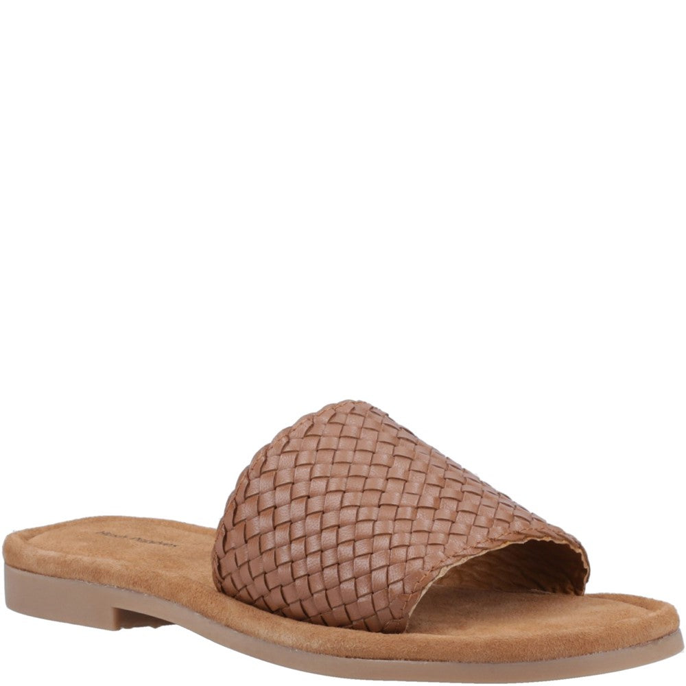 Sandal Ladies Summer Tan Hush Puppies Hetty Slide Sandal