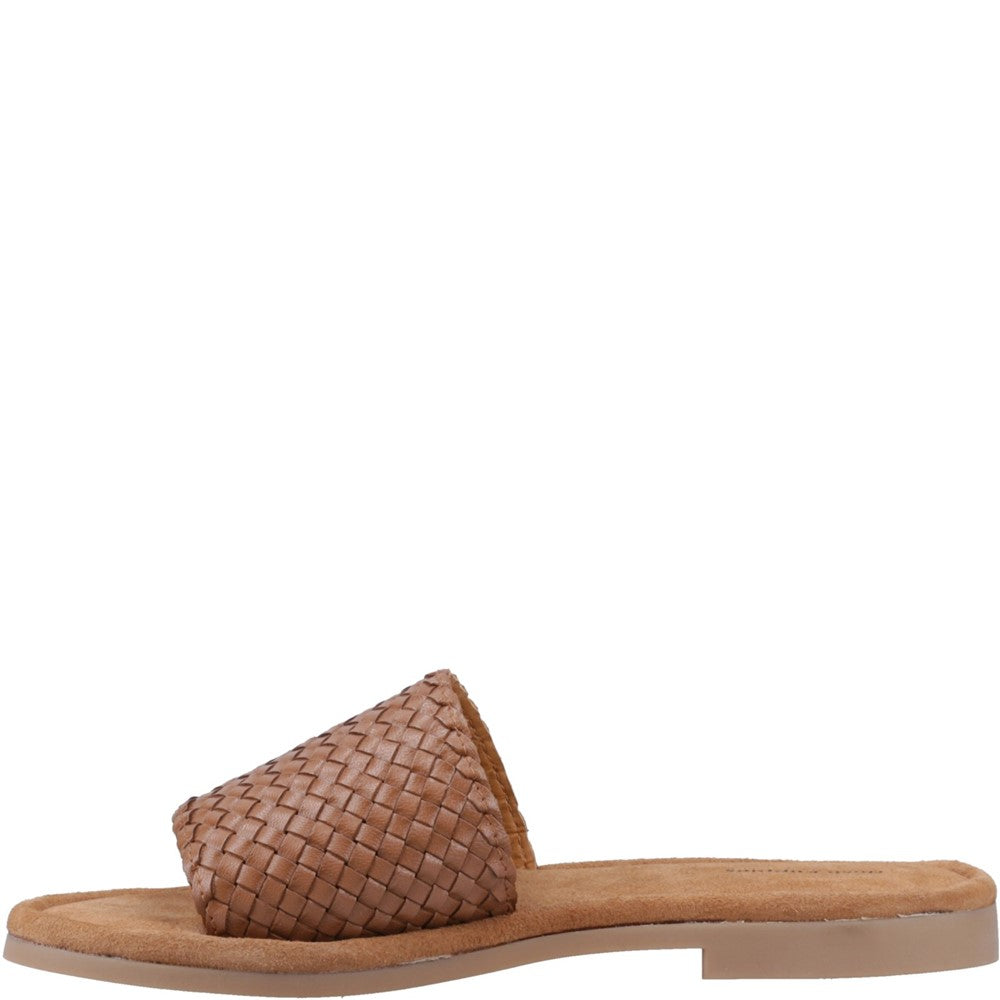 Sandal Ladies Summer Tan Hush Puppies Hetty Slide Sandal