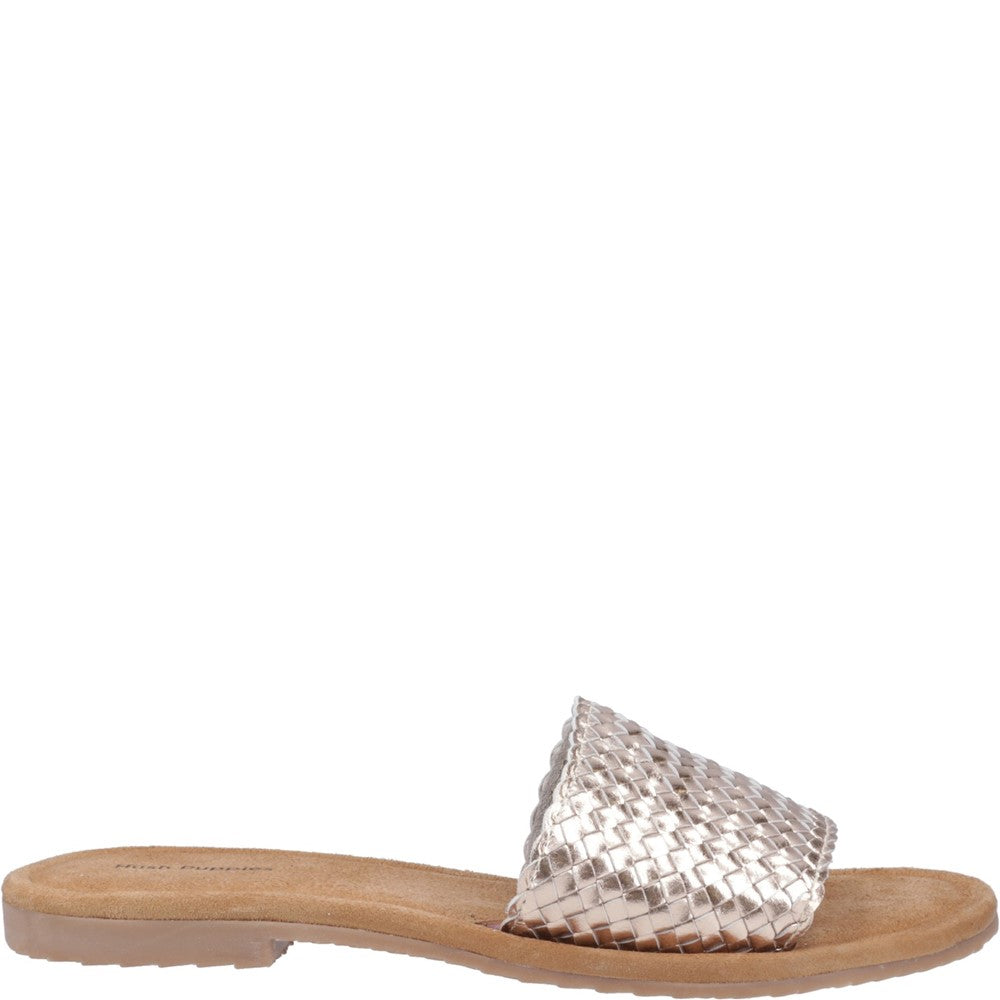 Sandal Ladies Summer Bronze Hush Puppies Hetty Slide Sandal
