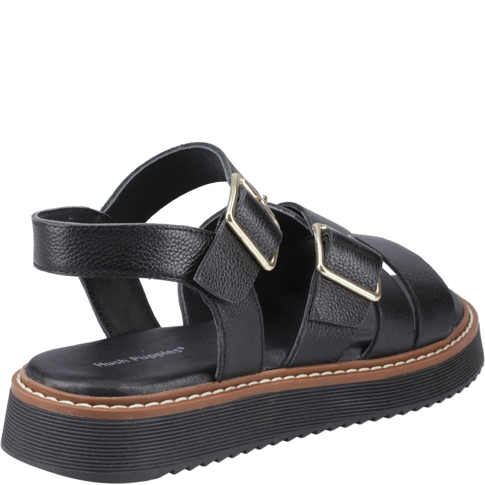 Sandal Ladies Summer Black Hush Puppies Cady Sandal